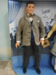 1999 MATTEL FRANK SINATRA KEN DOLL WITH MICROPHONE & DOLL STAND