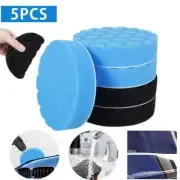 5Pcs Polishing Pad Kit Car Buffing Pads Auto Sponge Buffer Mat for Car Polisher