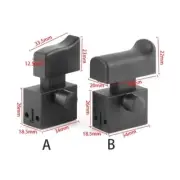 Lock On Cutting Machine Electric Drill Angle Grinder Switch with Plastic Shell
