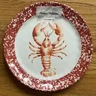 Tommy Bahama Red Lobster MELAMINE Side Plates Set Of 4