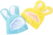 ibasenice 2pcs Pet Costume Hats for Dogs and Cats Cute Rabbit Design for Parties Comfortable and Durable Material for Pets