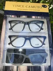 VINCE CAMUTO +1.50 Premium Reading Glasses Collection 3 PK NEW❗️