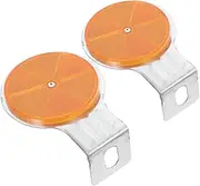 ABOOFAN 2pcs Reflective Driveway Markers for Plastic Reflectors for Driveways Bike Paths and Traffic Signage Easy Installation Visible Reflectors