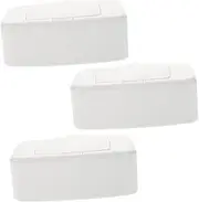 DRESSOOS 3pcs Wipes Dispenser Box Convenient Refillable Tissue Holder for Living Desk Easy with Lid to Keep Wipes Fresh Stylish Storage