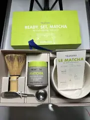 Teavana Ready, Set, Matcha Making Toolkit Rare Item Whisk Bowl Spoon Tea