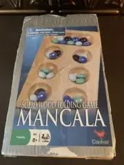 Mancala Game Solid Wood Folding Board With Gemstones By Cardinal 2017 New Sealed
