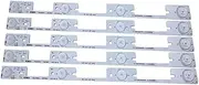 BGBLKLGPPN LED Backlight Bar Compatible with KONKA KDL39SS662U 35018339 KDL40SS662U 35019864 General Use 327mm 4 LEDs(1 LED 6V) TV Light Strip