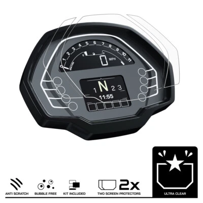 TRIUMPH STREET TRIPLE R (2023-) Dashboard Screen Protector 2 x Ultra Clear
