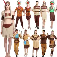 在飛比找蝦皮購物優惠-【24小時出貨】萬聖節cosplay衣服化妝舞會印第安原始人