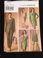 Vogue Sewing Patterns V9094 9094 Wardrobe, Jacket Top Dress & Pants Size 8-16