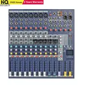 EFX8-USB Audio Mixer Mixing Console w/ USB Interface Reverb Effects for DJ Stage