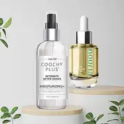 Coochy Plus Intimate After Shave Protection Mist + NOURIA Pre-Shave Elixir Moisturizer Oil Kit – HydroLock & MOISTURIZING PLUS Continuous Hydration Reliefs Razor Burn Bump Ingrown Hair