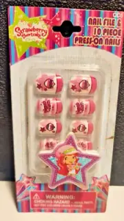 Strawberry Shortcake press on nails for girls Press & Stick (T4)