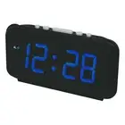 Electronic LED Clock for Desk or Bedside Use with Multiple Color Displays