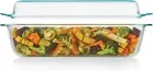 Pyrex Deep 5.2-Qt (9"x13") 2-in-1 Glass Baking Dish with 5.2 QT, Clear