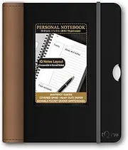 iQ Pro Personal Premium Poly Cover Notebook, 7 x 5 Inches, 100 Sheets, Color Will Vary (55075)
