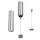 Electric Milk Frother Drink Whisk Mixer Stirrer Coffee Stainless