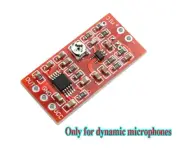 MAX4466 Dynamic Microphone Preamplifier Module with SSM2167 Voice Compression