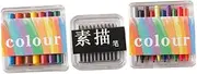 3 Boxes Dollhouse Art Tools Tiny Crayons Model Mini Colored Crayons Dollhouse Mini Crayons Mini Drawing Kit Dollhouse Colored Pencils Simulation Sketch Pencil Rainbow Crayons Wax