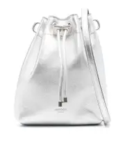Jimmy Choo Metallic Finish Clutch With Detachable Strap
