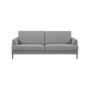 Ariya 3 Seater Sofa Fabric Uplholstered Lounge Couch - Light Grey