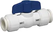LLC 117-8-34-34b 3/4", Push Fit, PVC Ball Valve