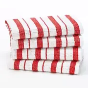 Oversized Kitchen Towels - 4 Pack 100% Cotton Basketweave Tea Dish Towels - A...