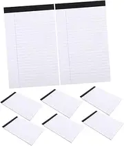 GETAJGHSD 8pcs A5 Lined Notepads Memo Pads Wide Ruled Paper Note Pads for Home Office Lined Memo Writing A5