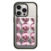 Snappy Cardholder Stand Mirror Cardholder Stand MagSafe Compatible Pink Disco Grid