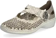 [Rieker] 413G4 Doris Mary Jane Women's Shoes - Supportive Shoes with Secure Strap, Soft Cushioning & Lightweight - Durable Sole for All-Day Wear