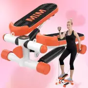 Mini Stepper Machine,Aerobic Stepper with Resistance Bands,Stepper with Display