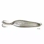 Fish WOW!® 5oz Fishing Spoon Jig trolling crocodiles spoons Casting Silver