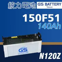 在飛比找Yahoo!奇摩拍賣優惠-[電池便利店]GS統力 150F51 (N120Z) 電動叉