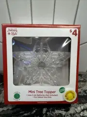 5.5" Mini Multicolor Lights Christmas Tree Topper Star for Mini Tree D