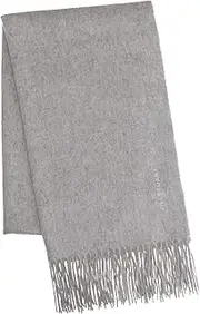 [ＪＩＬＬ ＳＴＵＡＲＴ] Jill Stuart 60122006 Stole Cashmere Plain Stole, Women's, Women's, Light Gray [D], 約 横50cm×縦180cm