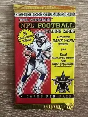 2000 Pacific Vanguard NFL Football Cards Unopened Hobby Pack