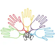 Golf gloves rack golfer tool plastic golf gloves holder rack with key bucklPW