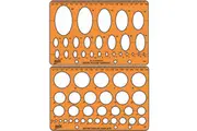 Helix Oval Ellipse Circles Template Stencil Set