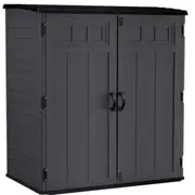 Suncast 1790 x 1120 x 1970mm Peppercorn Resin Vertical Shed