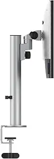 BEWISER Single Monitor Arm 32 Inch,Adjustable Height Angle Monitor Riser,Basic Monitor Stand for Most 13-32 inch Computer Screen, Monitor Desk Mount Holds Weight up to 22lbs