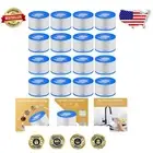 Premium Type VI Filter Cartridges for Lay-Z-Spa & Coleman SaluSpa - 16 Count