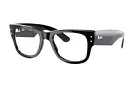 Ray-Ban Mega Wayfarer Reading Glasses RB 0840V 2000 51-21 Black Frames Readers