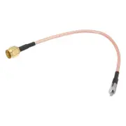 RG316 Coaxial Cables SMA Male to TS9 Female 0.5FT Orange 1Pcs
