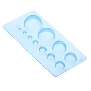 7x3" Paper Quilling Template Board Half Ball Dome Mold Tool 3D Crafts, Blue