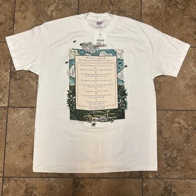 XL Hanes Meditations For Women Who Do Too Much Vintage Single Stitch Shirt