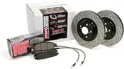 Stoptech 978.66000F Sport Axle Pack, Drilled & Slotted, Front