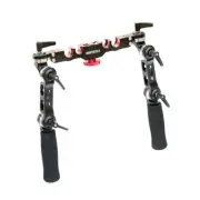 Shootvilla Universal Rosette 15mm/19mm gripped Handle Set Arri style lock grip