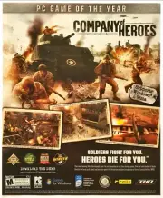 Print Ad 2006 Company Of Heroes PC Video Game Original Promo Poster Art