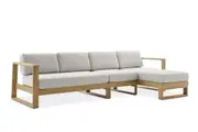 Rio Outdoor Extended Chaise Sectional Sofa