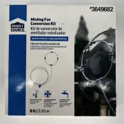 Project Source Quick-attach Low Pressure 8-ft Fan Misting Cooling System